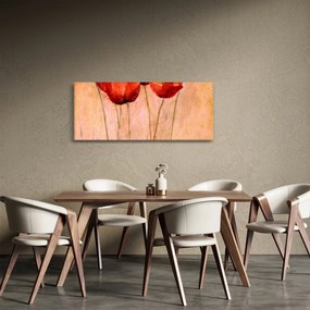 Tablou - Lalele roșii (120x50 cm)
