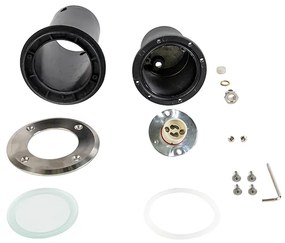 Spot de sol exterior din oțel 11 cm IP67 - Basic Round