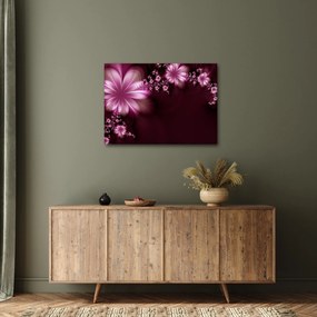 Tablou cu abstracție - flori (70x50 cm)
