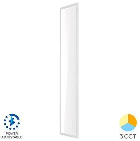 Panou LED slim incastrat, 40W, 300x1200mm, alb, 3 in 1, Braytron