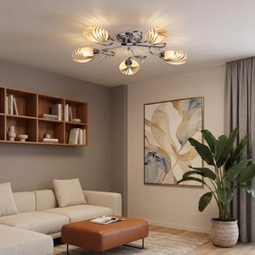 Lustră aplicată BRILAGI MEGAPOLIS 5xE14/60W/230V crom lucios