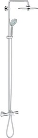 Coloana de dus cu baterie termostatata si pipa cada Grohe Euphoria 260