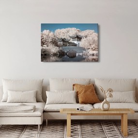 Tablou - pomi înfloriți în Asia (90x60 cm)