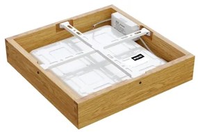 Plafonieră LED QUADRA LED/24W/230V stejar APLED