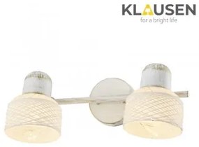 Aplica clasica 2 becuri E27 GRASS KL6621 KLAUSEN