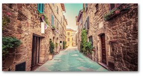 Pictura pe sticlă acrilică Străzile italiene