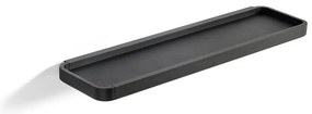 Raft de perete pentru baie Zone Rim, 44 x 11 cm, negru