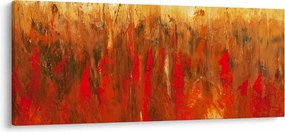 Tablou cu abstracție pictată (120x50 cm)