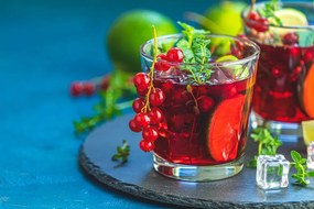 Fototapet cocktail roșu