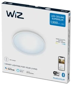Plafonieră LED dimabilă SUPERSLIM LED/16W/230V 2700-6500K Wi-Fi WiZ