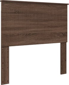 vidaXL Tăblie cap cu headboard Stejar închis 100 cm Lemn compozit