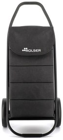 Sacoșă de cumpărături cu roți 53 l Com Tweed Polar Black Tube – Rolser