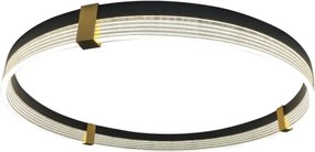 Lustră LED suspendată pe cablu TRIANGLE LED/40W/230V 3000/4000/6000K Ø 60 cm, negru