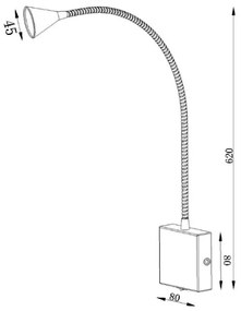 Lucide 18293/03/31 - LED Aplică perete spot BUDDY LED/4W/230V alb