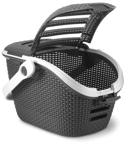 Cutie de transport pentru animale Curver Vintage, gri închis