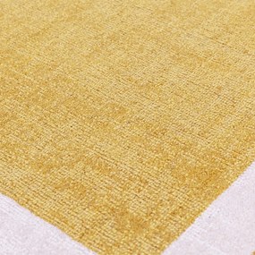 Covor galben ocru handmade din lână 160x230 cm Albi – Asiatic Carpets