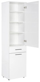 Dulap cu rafturi Adralona (alb). 1108581
