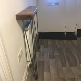 Masuta hol intrare, suport calorifer, seria A-620,lemn, Homs, 115 x 19 x 85cm,30171