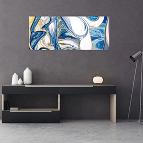 Tablou - Valuri de marmură (120x50 cm)