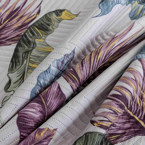 Cuvertura de pat TROPIC alb / roz Dimensiune: 220 x 240 cm