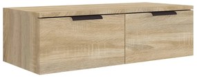 811397 vidaXL Dulap de perete, stejar sonoma, 68x30x20 cm, lemn compozit