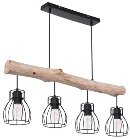 Lustră pe cablu MINA 4xE27/40W/230V Globo 15326-4N