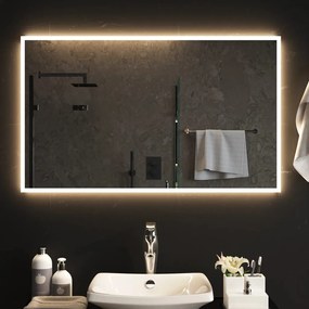 Oglinda de baie cu LED, 100x60 cm 1, 100 x 60 cm