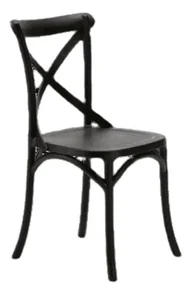 SCAUN BALLINT-POLIPROPILENA- HORECA - NEGRU