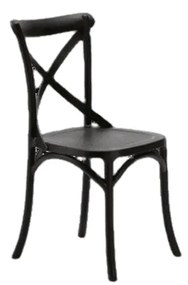 Set 4 scaune BALLINT-POLIPROPILENA- HORECA - NEGRU