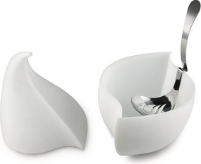 Set pentru servire mozarella Nunziatella, alb - Alessi