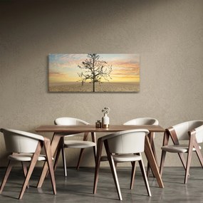 Tablou - Copac în deșert (120x50 cm)