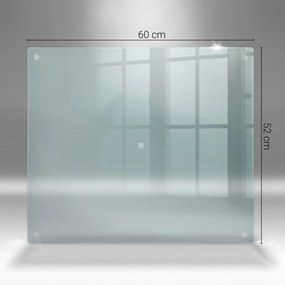 Placă sticla protectie transparentă aragaz 60x52 cm