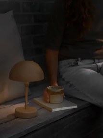 Nordlux - Lampă de masă LED reîncărcabilă, dimerizabilă pentru exterior ELLEN LED/2,8W/3,7V IP44 maro