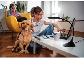 Lampă LED flexibilă dimabilă de masă Kanlux 22343 FRANCO LED/6,8W/230V negru