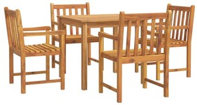 3206276 vidaXL Set mobilier de grădină, 5 piese, lemn masiv de acacia