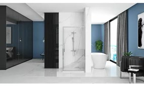Cabina de dus dreptunghiulara de colt cu usi batante Rea Rapid Swing 100x90 cm
