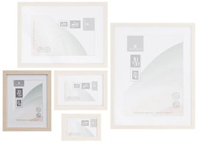 Ramă foto în culoare naturală cu picior de susținere, de agățat 22,5x28 cm Sencillo – Casa Selección