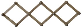 Cuier din lemn, cu 10 agatatori, aspect rustic