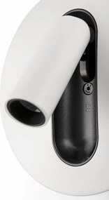 Aplica cu reader LED directionabil stil minimalist TIMIT alb