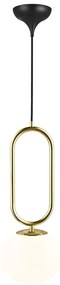 Pendul modern cu abajur asimetric din sticla suflata, Shapes 27