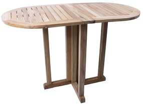 Masă pliabilă de grădină din lemn de tec Garden Pleasure Solo, 120 x 60 cm