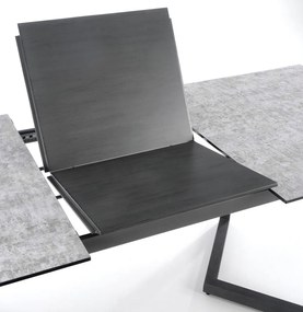 Set masa extensibila Tiziano + 4 scaune K430 gri