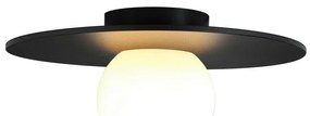 Plafoniera Rotunda cu protectie IP44 Siona negru