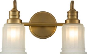 Quoizel QZ-SWELL2-BB-BATH-LED Aplică de baie SWELL 2xG9/3W/230V IP44, auriu