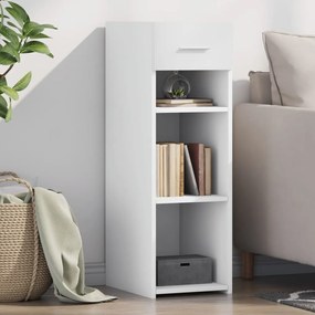 vidaXL Dulap, alb, 30x42,5x93 cm, lemn prelucrat