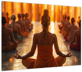 Tablou - Lecții de yoga (70x50 cm)