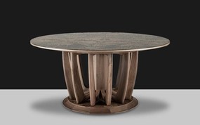 Masă lemn masiv Tropicana Rotunda Ø 176 cm x 75 cm