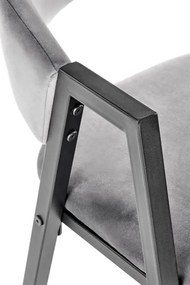Scaun tapitat k473 – Gri
