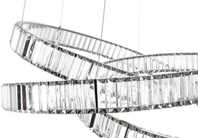 Lustra LED moderna design deosebit CHARMES 80 crom