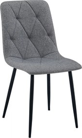 OFERTA Scaun de masa gri LIBRA cu picioare negre clasa a II-a